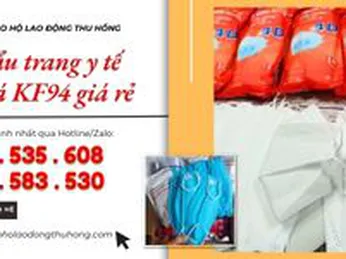 Khẩu trang con cá KF94  giá rẻ tốt nhất