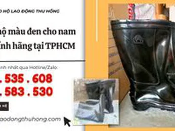 Ủng bảo hộ màu đen cho nam giá rẻ