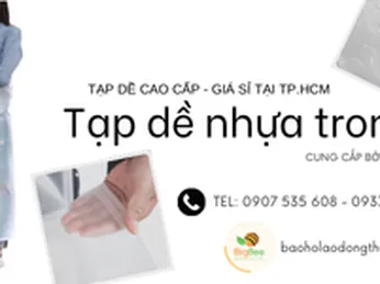 Địa chỉ bán tạp dề nhựa trong giá sỉ tại TPHCM