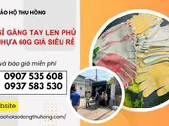 Bán sỉ găng tay len phủ hạt nhựa 60g giá siêu rẻ