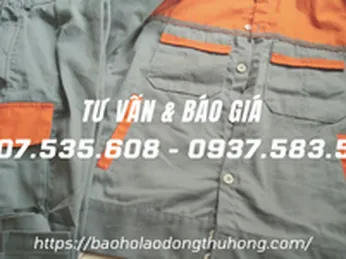 Quần áo bảo hộ công nhân giá sỉ rẻ, freeship TPHCM 