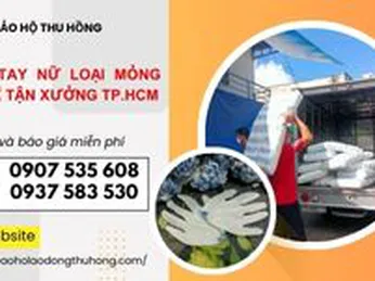 Bao tay nữ loại mỏng giá sỉ tận xưởng TPHCM