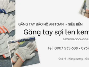 Găng tay sợi len kem 70g viền cam có bền không?