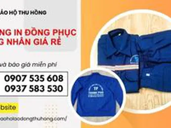 Xưởng in logo đồng phục công nhân giá rẻ