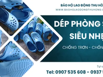 Kho sỉ dép phòng sạch siêu nhẹ VAC gần bạn