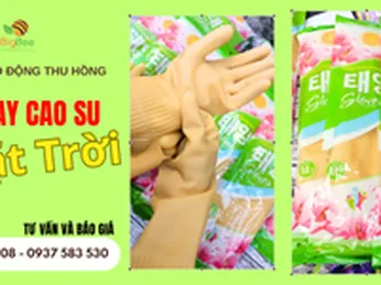 Cung cấp sỉ găng tay cao su Mặt Trời giá rẻ TPHCM