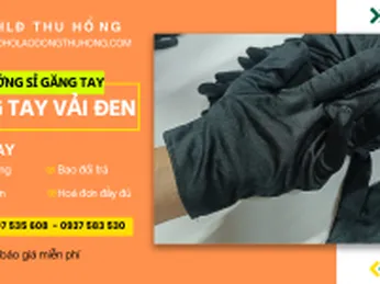 Chuyên cung cấp găng tay vải màu đen sỉ lẻ giá rẻ