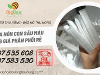 Nơi mua nón con sâu màu trắng giá phân phối siêu rẻ