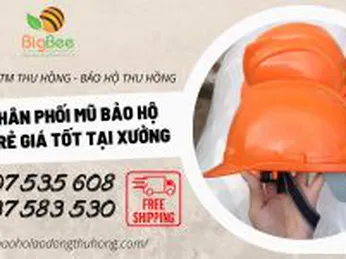 Cơ sở phân phối mũ bảo hộ cam giá rẻ giá tốt lấy tại xưởng