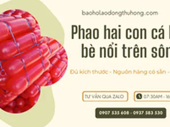 Phân phối phao hai con cá làm bè nổi trên sông giá sỉ