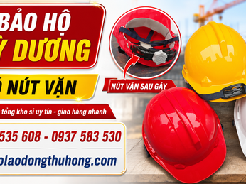 Tổng kho nón bảo hộ Thuỳ Dương có nút vặn giá rẻ