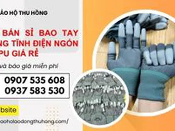 Mua bán sỉ bao tay chống tĩnh điện ngón phủ PU giá rẻ