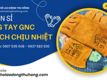 Nguồn sỉ găng tay da hàn GNC 14 inch chịu nhiệt