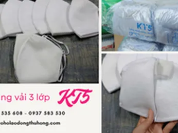Bán sỉ khẩu trang vải KT5 giá rẻ tại TPHCM