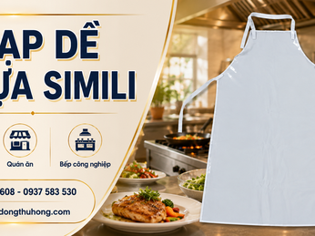 Tạp dề nhựa simili giá rẻ, phù hợp nhà hàng, quán ăn, bếp công nghiệp