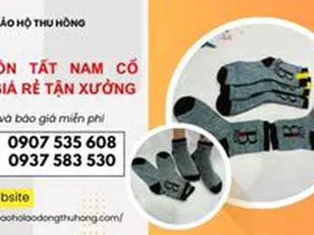 Nguồn tất nam cổ dài giá rẻ tại xưởng