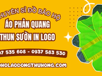 Áo phản quang in logo may thun sườn giá sỉ tận xưởng
