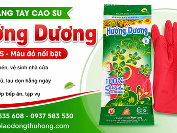 Mua găng tay cao su Hướng Dướng màu đỏ size S giá rẻ