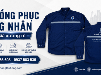 Áo đồng phục công nhân đẹp giá xưởng rẻ