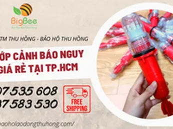 Bán đèn chớp cảnh báo nguy hiểm dùng pin giá rẻ