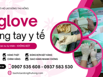 Thùng 10 hộp găng tay y tế không bột Vglove giá sỉ tận kho