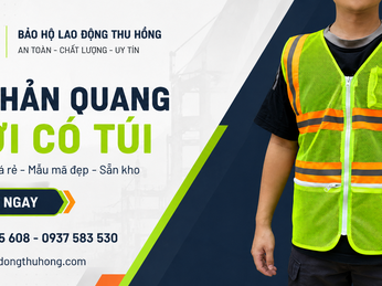 Áo phản quang lưới có túi tiện lợi giá rẻ - mẫu mã đẹp - sẵn kho