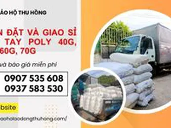 Nhận đặt và giao sỉ bao tay poly 40g, 50g, 60g, 70g