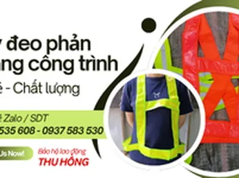Dây đeo phản quang công trình giá rẻ nhất TPHCM