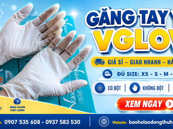 Đặt hàng găng tay y tế Vglove đủ size, giá sỉ cạnh tranh 