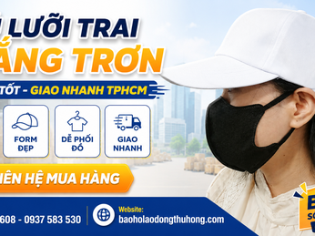 Mua mũ lưới trai trắng trơn giá sỉ tốt, giao nhanh TPHCM