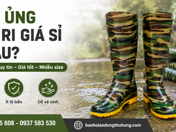 Mua ủng cao su rằn ri giá sỉ ở đâu uy tín?