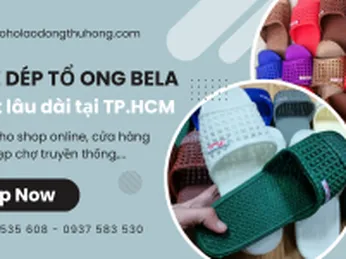 Lấy sỉ dép nhựa tổ ong Bela lâu dài tại TPHCM