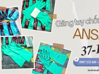Nhập găng tay chống dầu Ansell 37-176 giá rẻ
