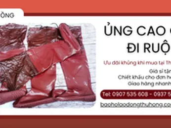 Ủng cao cổ đi ruộng mua sỉ số lượng lớn ở Bình Chánh