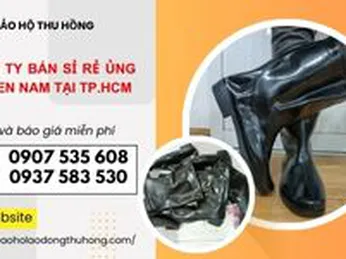 Công ty bán sỉ rẻ ủng voi đen nam