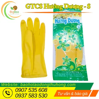 GĂNG TAY CAO SU HƯỚNG DƯƠNG SIZE S