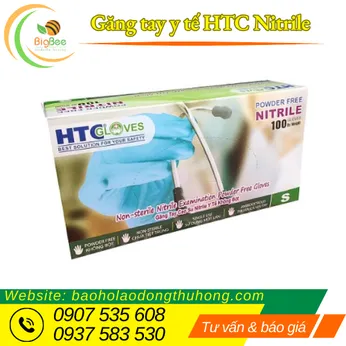 GĂNG TAY Y TẾ NITRILE HTC GLOVES