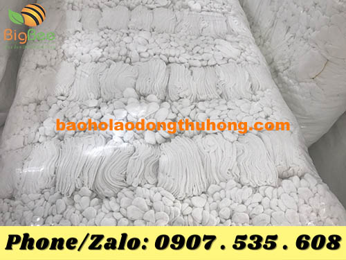 tìm nơi mua găng tay thun trắng PE tại TPHCM