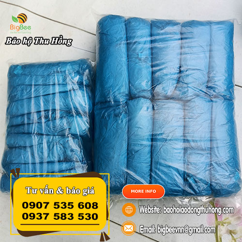 Túi nilon bọc giày đi mưa chống thấm giá rẻ bịch 100 cái Túi nilon bọc giày đi mưa chống thấm giá rẻ bịch 100 cái