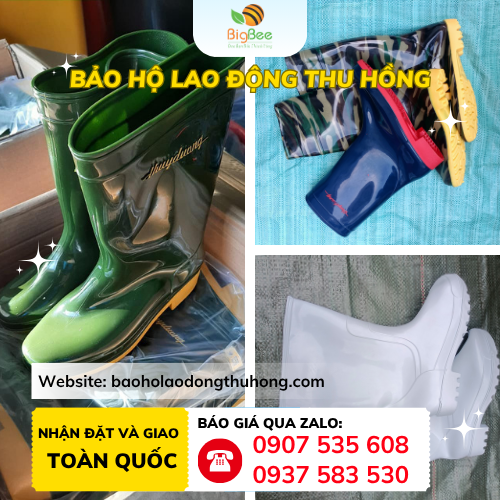 Ủng bảo hộ lao động các loại Ủng bảo hộ lao động các loại tại THu Hồng