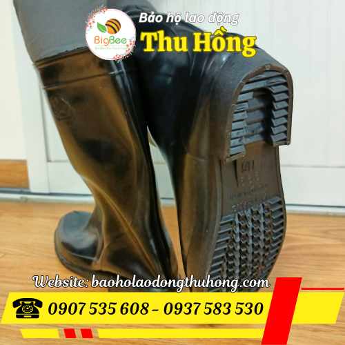 Ủng bảo hộ màu đen cao cấp chống nước Ủng bảo hộ màu đen cao cấp chống nước