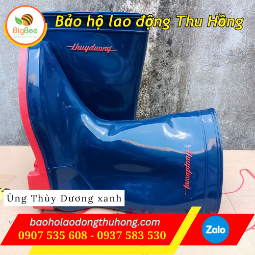 Ủng bảo hộ Thùy Dương màu xanh dương đế đỏ 02 Ủng bảo hộ Thùy Dương màu xanh dương đế đỏ 02