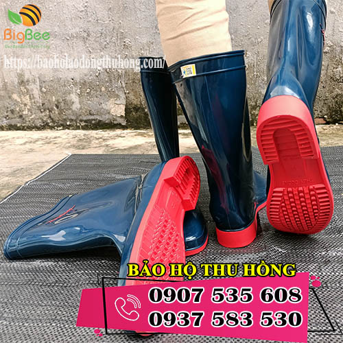 ủng bảo hộ Thùy Dương xanh đậm đủ size người lớn
