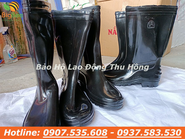 ủng bảo hộ Việt Thắng màu đen
