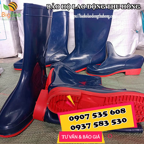 Ủng cao su chống nước TGP màu xanh dương giá rẻ