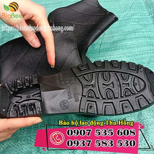 ủng cao su cổ thấp đi mưa chống thấm nước