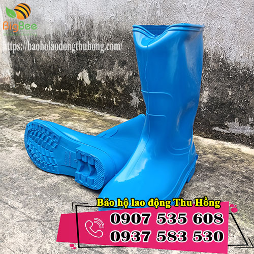 ủng cao su đi mưa Tứ Gia Phát màu xanh dương
