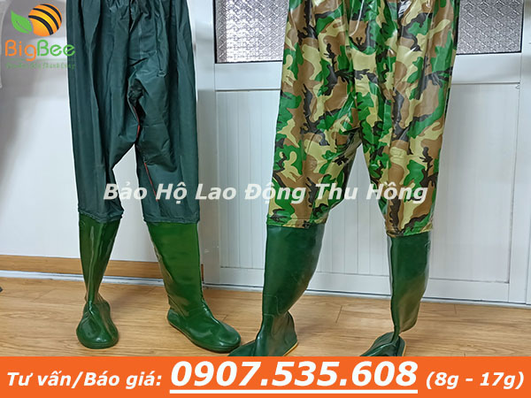ủng cao su liền quần đủ size