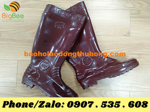 ủng cao su nâu con voi Việt Thắng