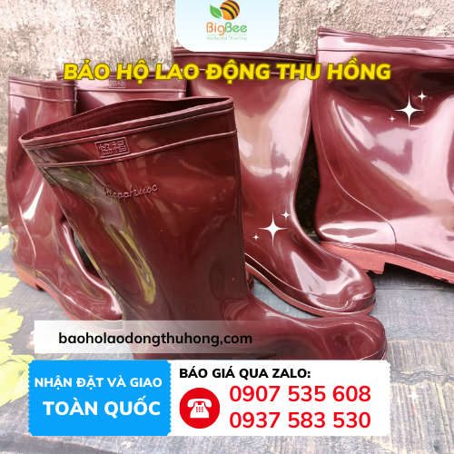 Ủng cao su nâu Hiệp Phước chống nước hiệu quả Ủng cao su nâu Hiệp Phước chống nước hiệu quả